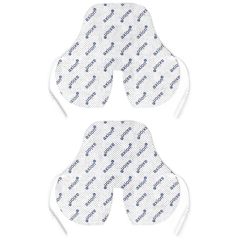2 TENS Unit Neck Shape Electrode Pads with 2mm Plug-in Connection