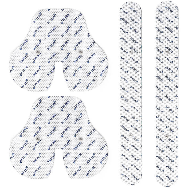 Electrode Pad Set with Ideal Shape for TENS Therapy on The Neck and Back with 3.5mm Snap Connection