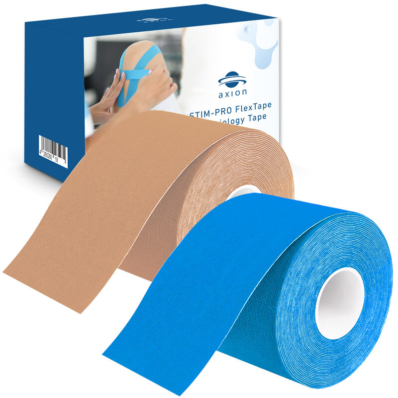 2 Rolls of Kinesiology Tape - Uncut - Beige - 16ft x 2in