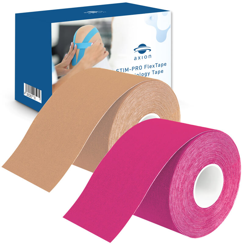 2 Rolls of Kinesiology Tape - Uncut - Beige - 16ft x 2in