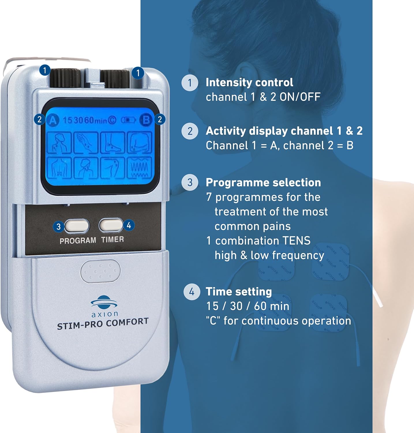 TENS Unit STIM-PRO COMFORT