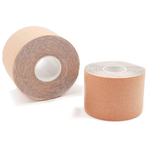 Set of 2 beige rolls Kinesiology Tape 5cm Uncut