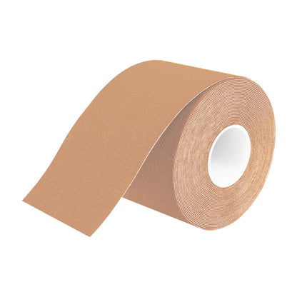 1 Roll of Kinesiology Tape - Uncut - Beige - 16ft x 2in