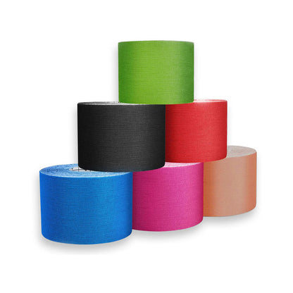 6 Rolls of Kinesiology Tape - Uncut - Multicolor